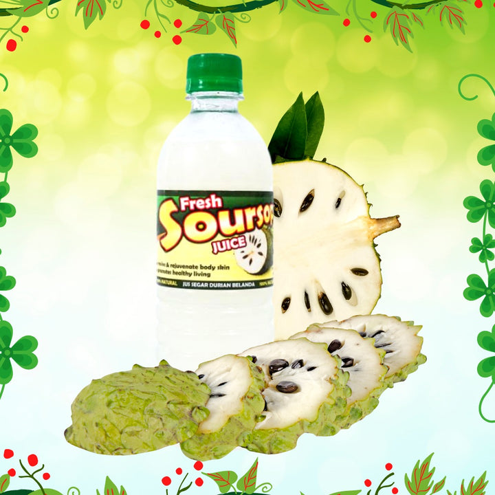 Fresh Soursop Juice 100% Natural (500ml/bottle)