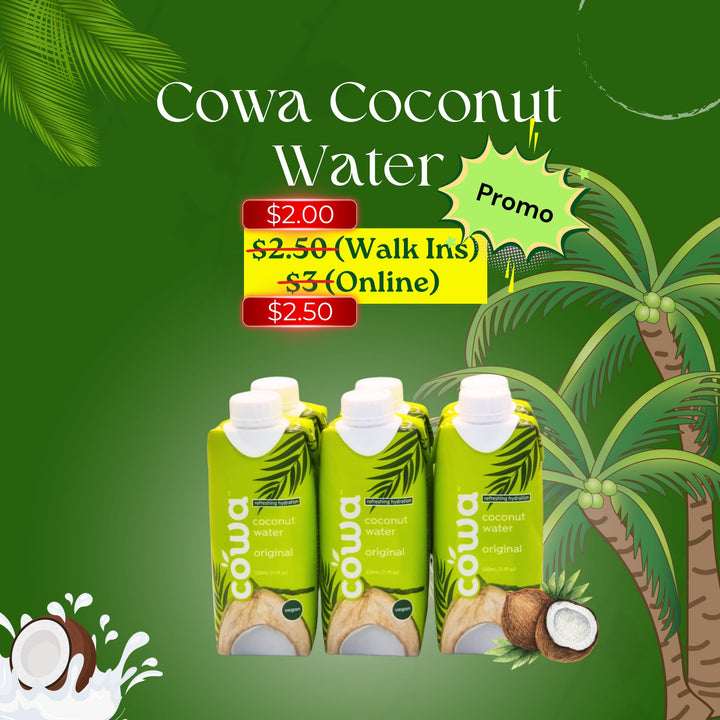 COWA Coconut Water (PROMO) U.P. $3.00 PROMO $2.50